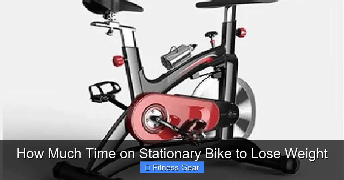 How Much Time on Stationary Bike to Lose Weight