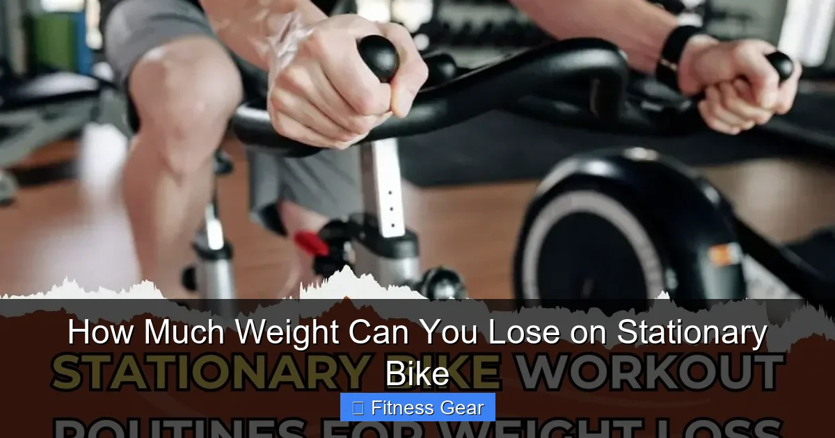 How Much Weight Can You Lose on Stationary Bike