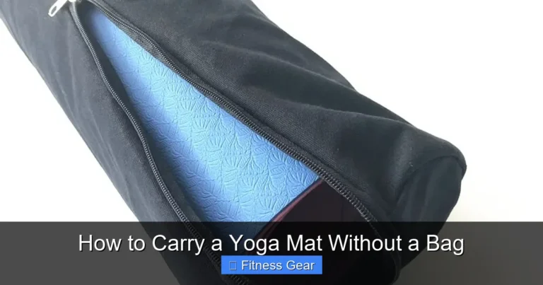 How to Carry a Yoga Mat Without a Bag