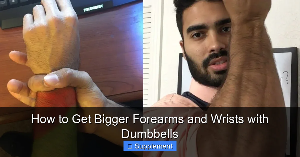 How to Get Bigger Forearms and Wrists with Dumbbells