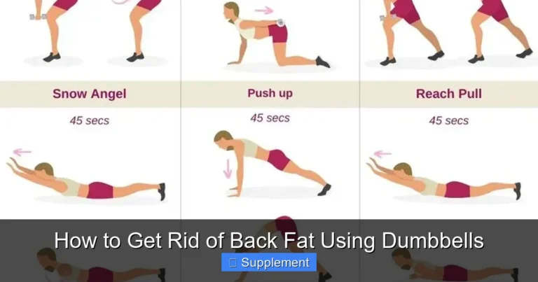 How to Get Rid of Back Fat Using Dumbbells