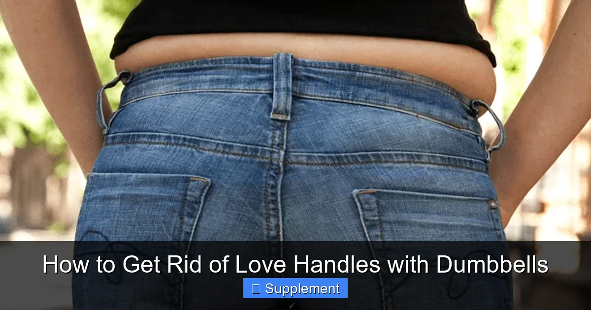 How to Get Rid of Love Handles with Dumbbells