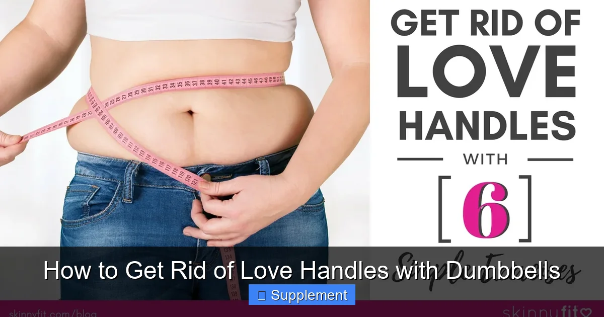 How to Get Rid of Love Handles with Dumbbells