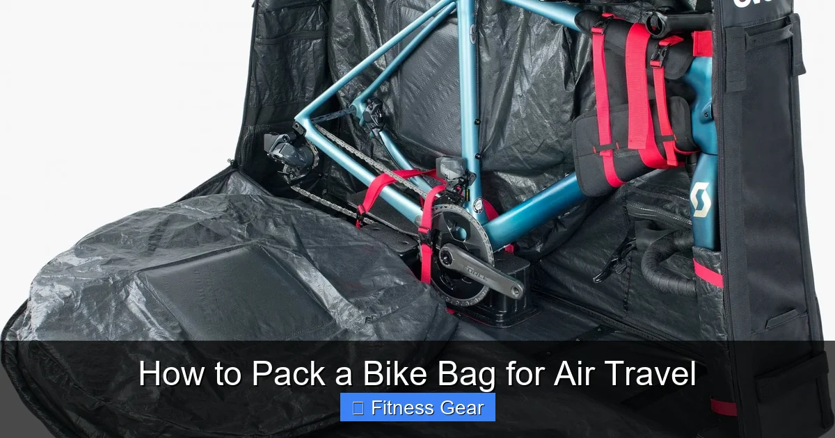 How to Pack a Bike Bag for Air Travel
