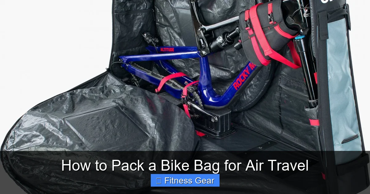 How to Pack a Bike Bag for Air Travel