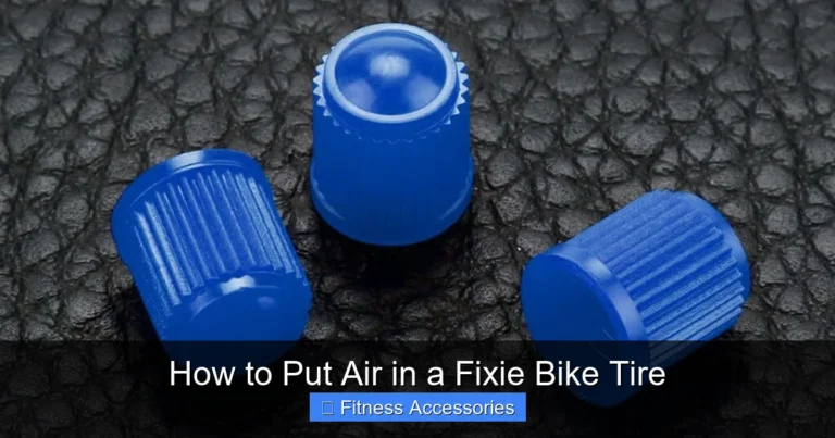 How to Put Air in a Fixie Bike Tire