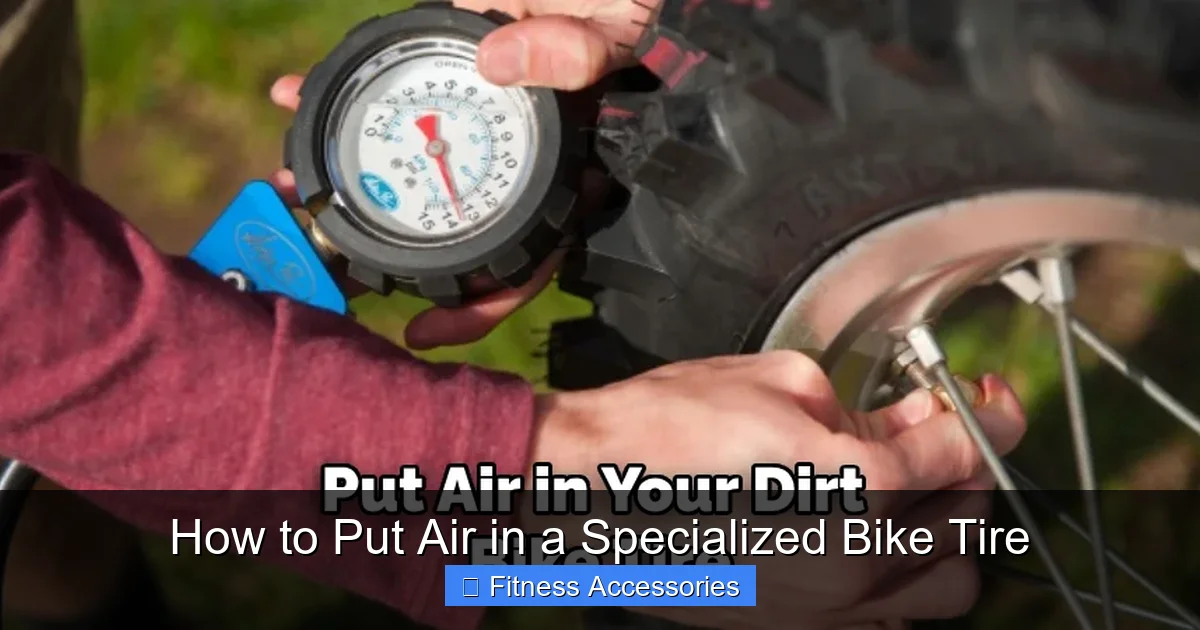 How to Put Air in a Specialized Bike Tire