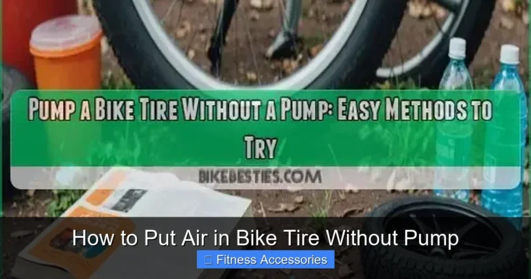 How to Put Air in Bike Tire Without Pump