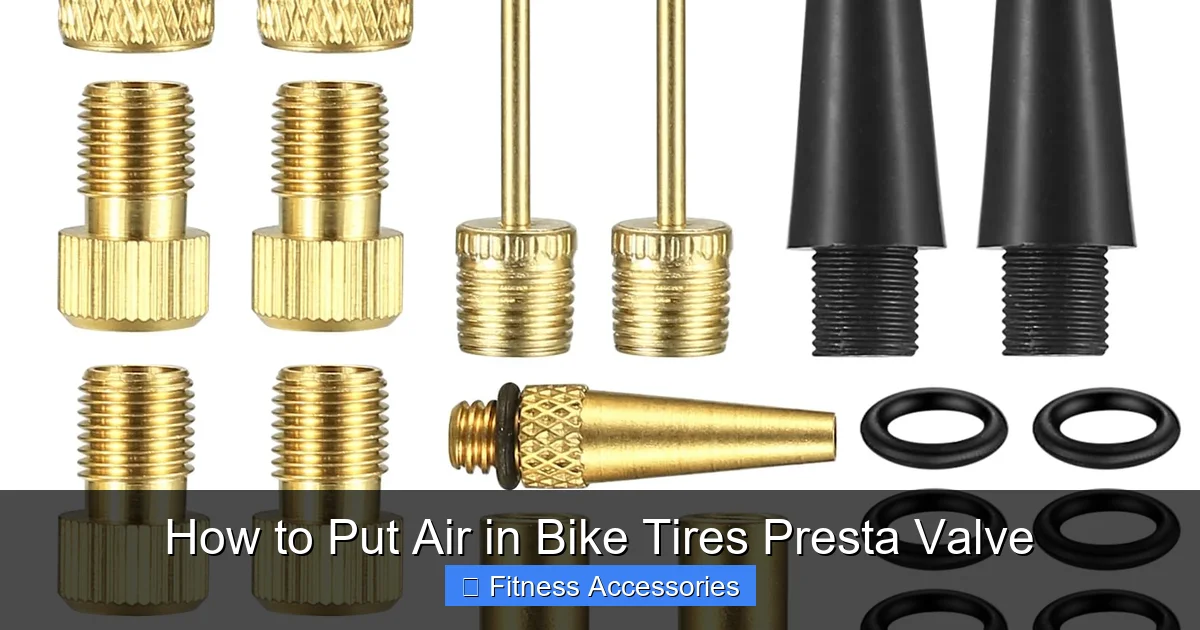 How to Put Air in Bike Tires Presta Valve