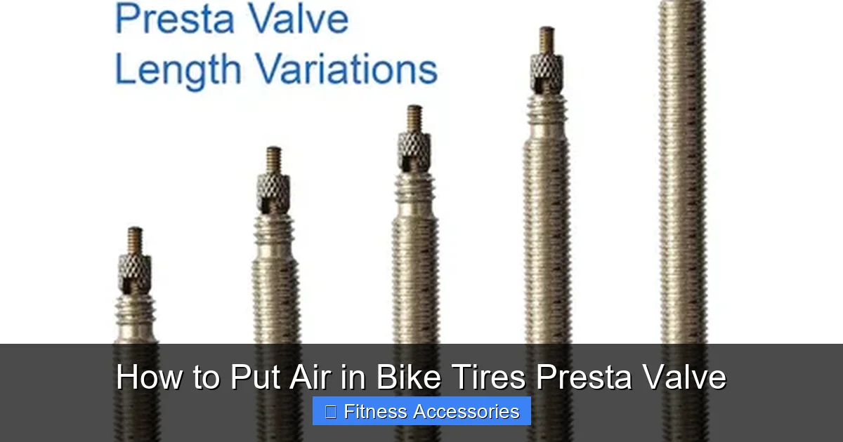 How to Put Air in Bike Tires Presta Valve