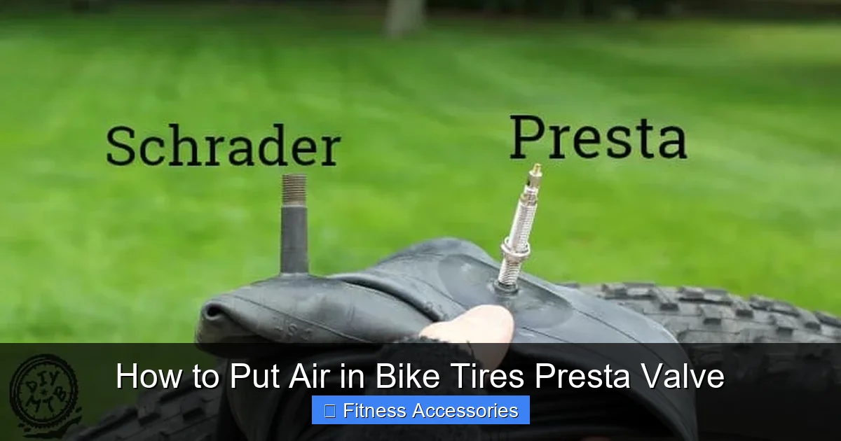How to Put Air in Bike Tires Presta Valve