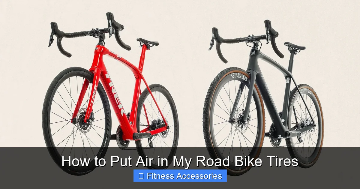 How to Put Air in My Road Bike Tires
