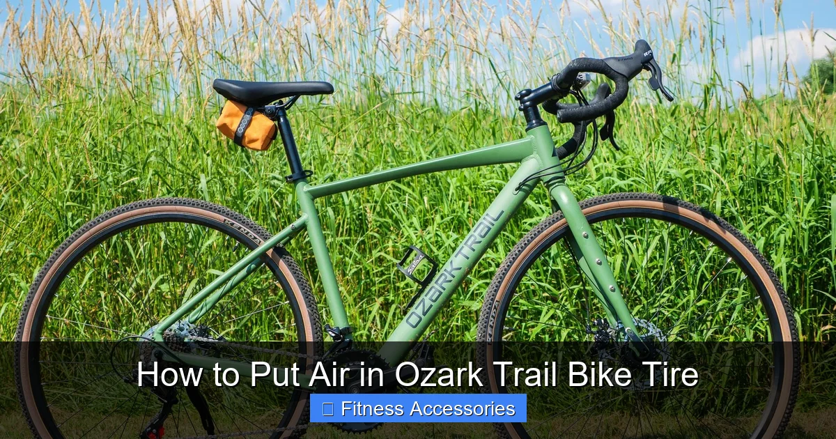 How to Put Air in Ozark Trail Bike Tire
