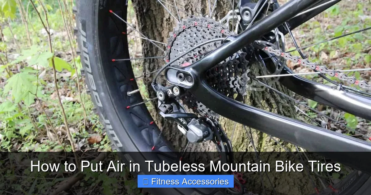 How to Put Air in Tubeless Mountain Bike Tires