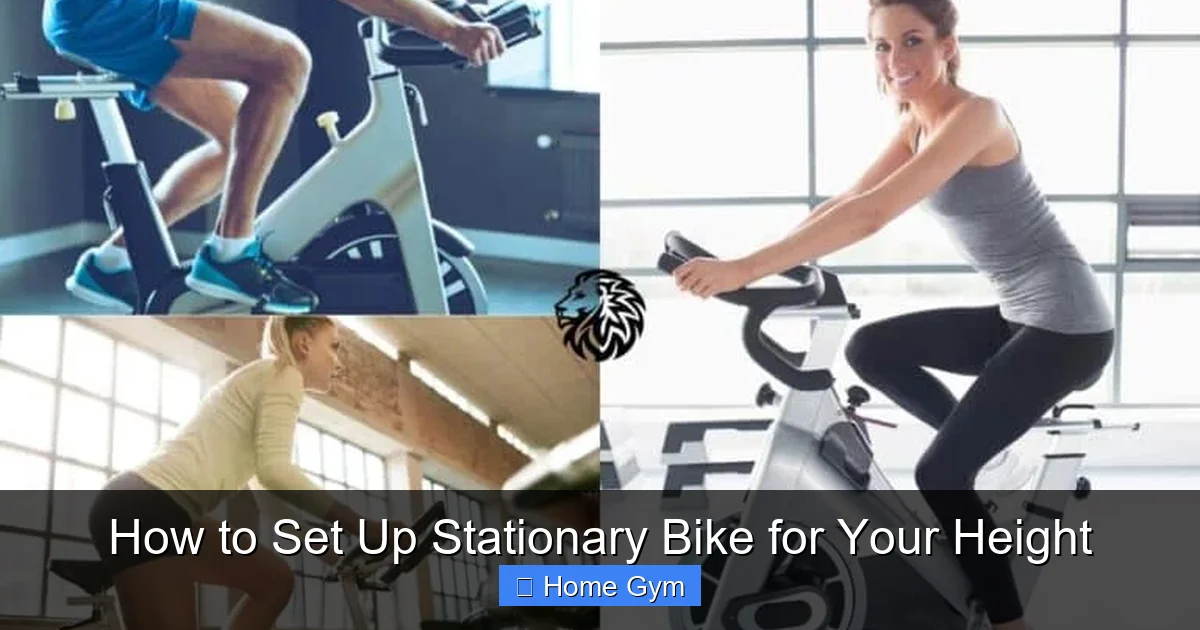 How to Set Up Stationary Bike for Your Height