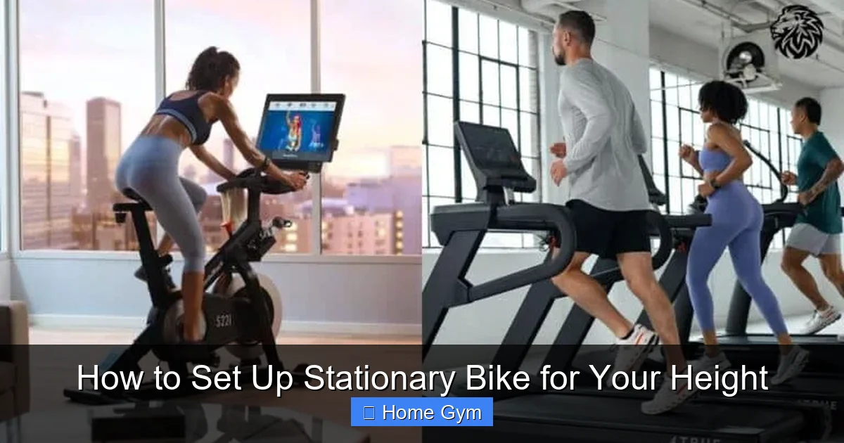 How to Set Up Stationary Bike for Your Height