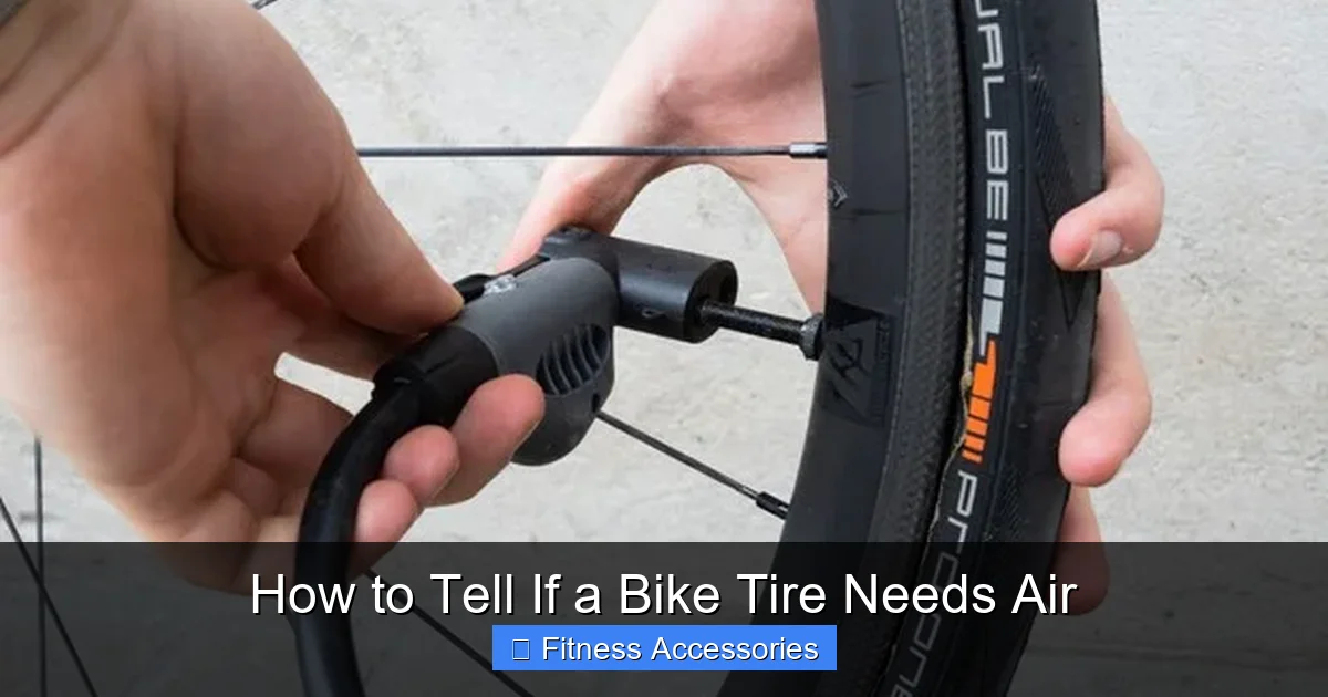 How to Tell If a Bike Tire Needs Air