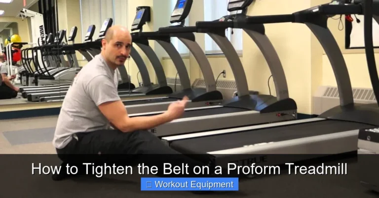 How to Tighten the Belt on a Proform Treadmill