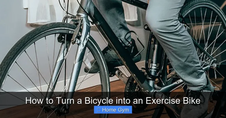 How to Turn a Bicycle into an Exercise Bike