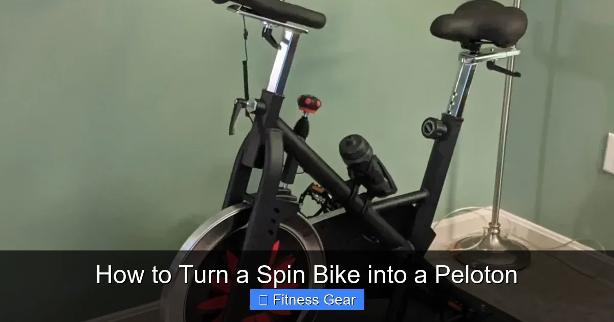 How to Turn a Spin Bike into a Peloton