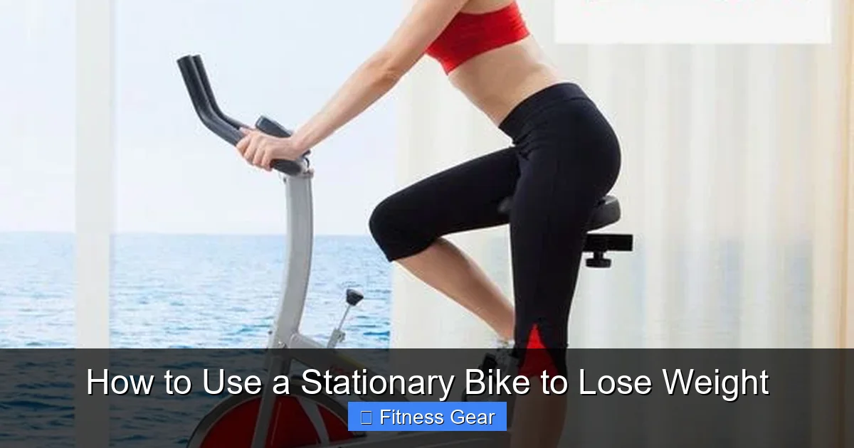 How to Use a Stationary Bike to Lose Weight