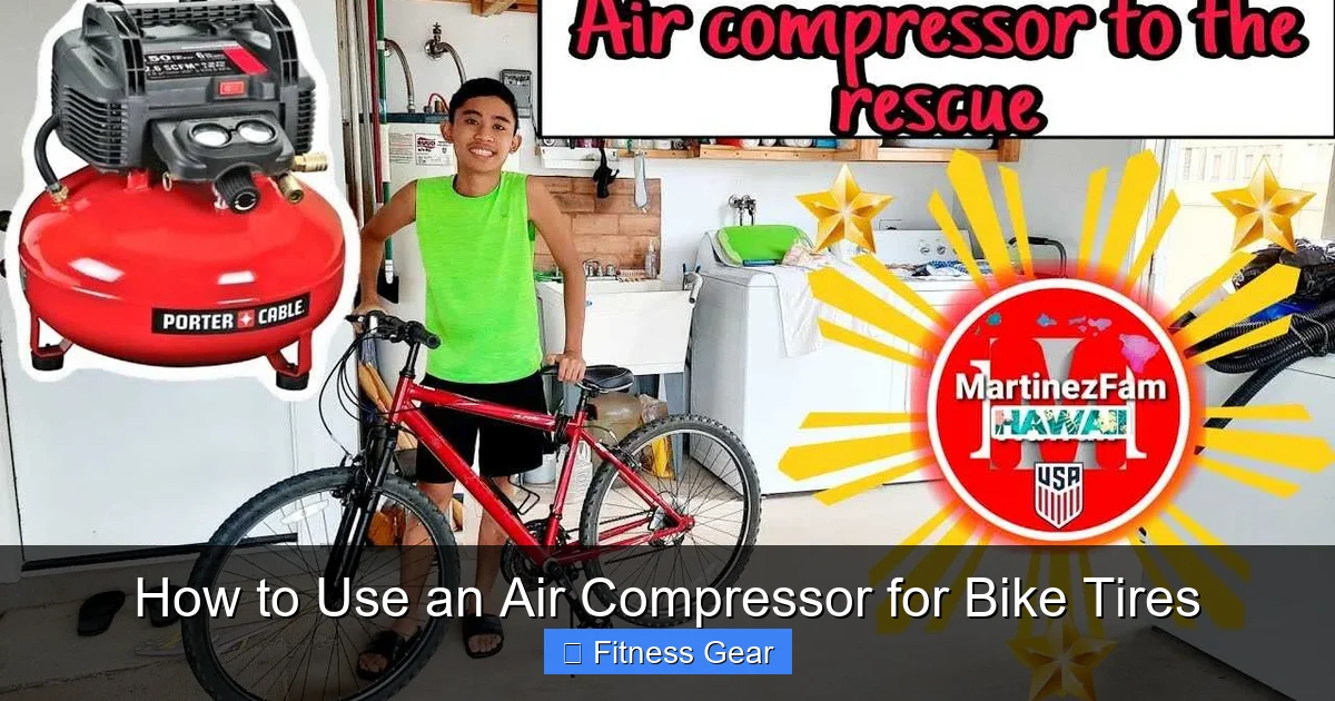 How to Use an Air Compressor for Bike Tires