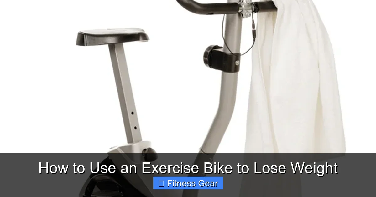 How to Use an Exercise Bike to Lose Weight