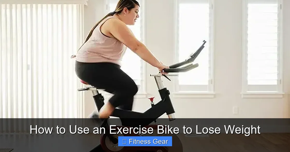 How to Use an Exercise Bike to Lose Weight