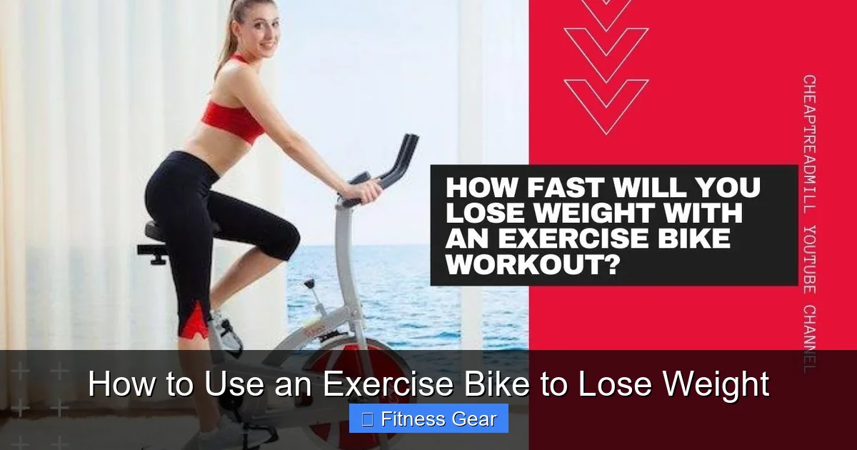 How to Use an Exercise Bike to Lose Weight