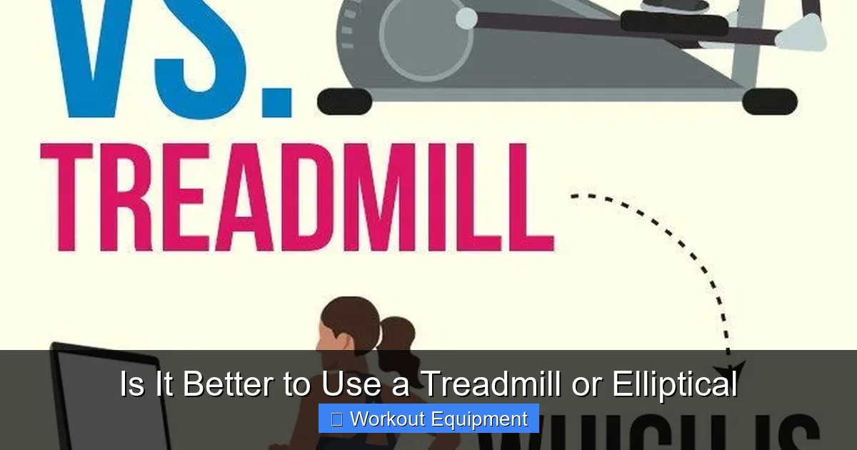 Is It Better to Use a Treadmill or Elliptical
