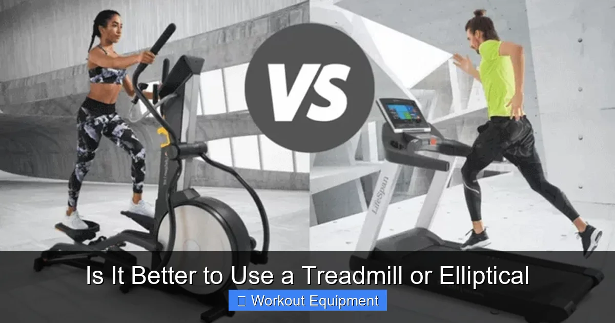 Is It Better to Use a Treadmill or Elliptical