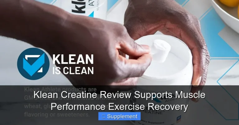 Klean Creatine Review Supports Muscle Performance Exercise Recovery