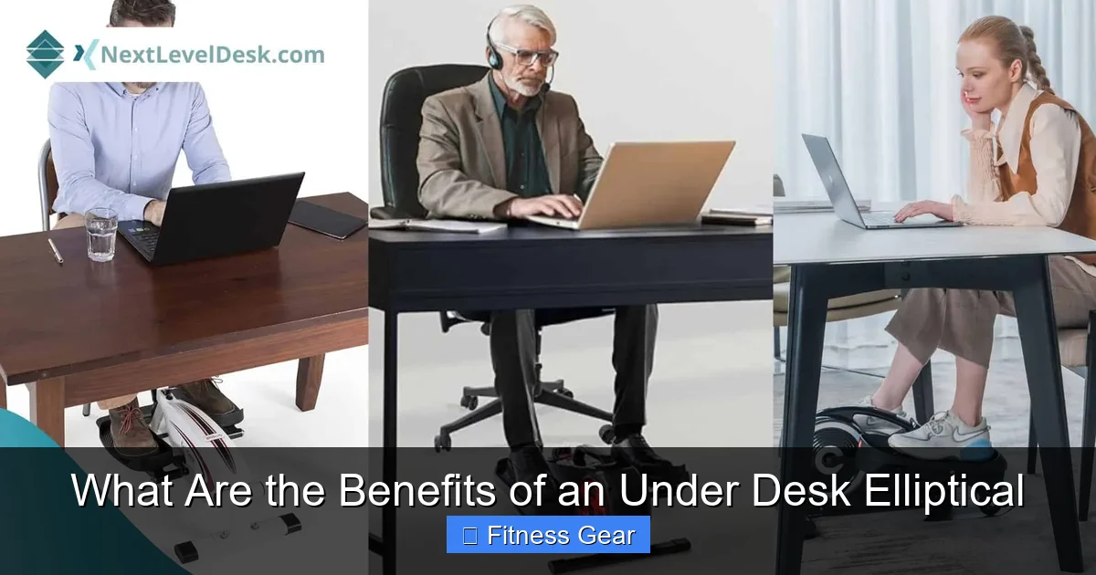 What Are the Benefits of an Under Desk Elliptical