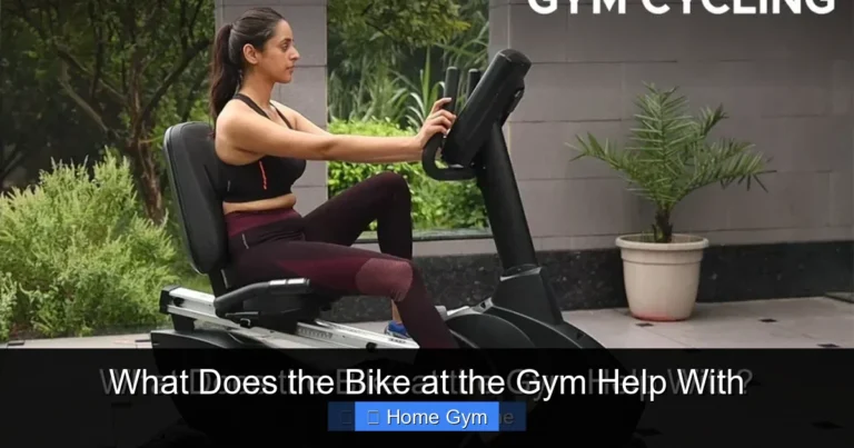What Does the Bike at the Gym Help With