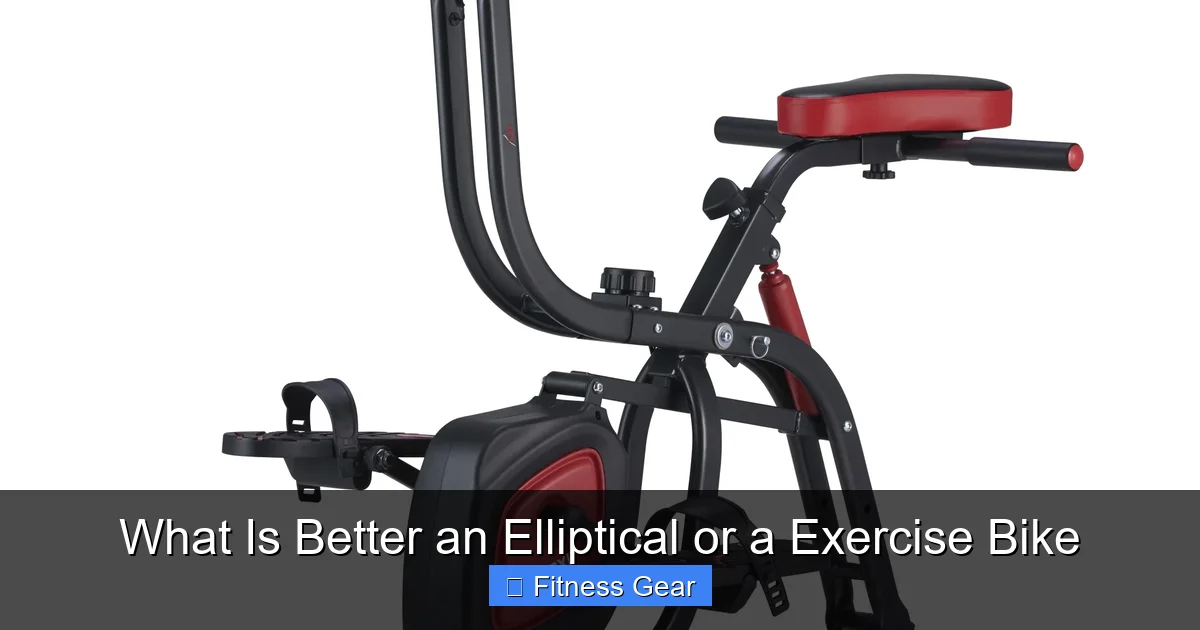 What Is Better an Elliptical or a Exercise Bike