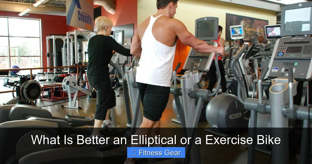 What Is Better an Elliptical or a Exercise Bike