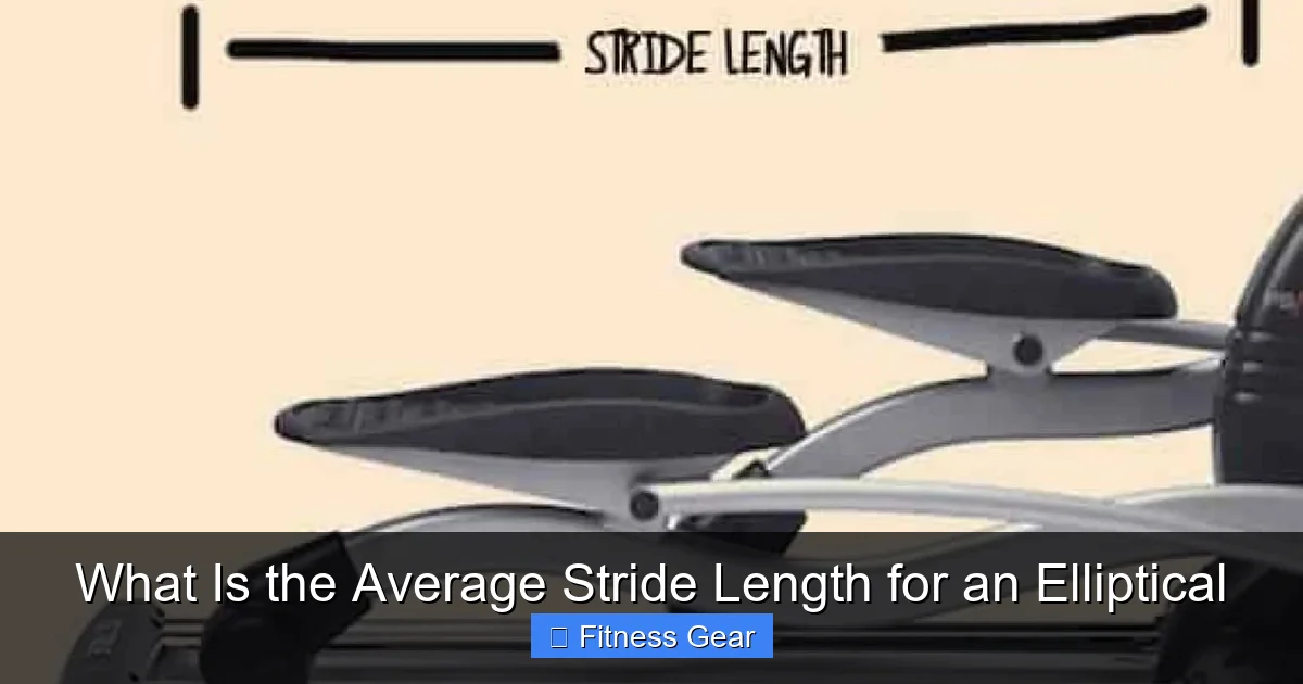 What Is the Average Stride Length for an Elliptical
