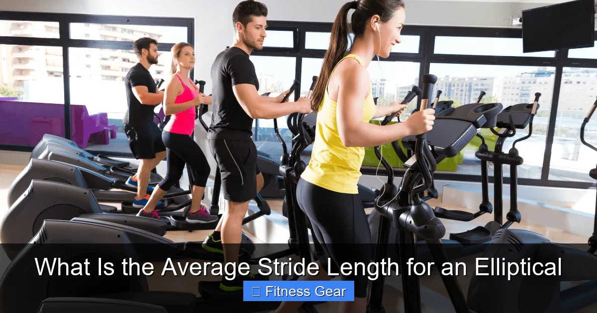 What Is the Average Stride Length for an Elliptical