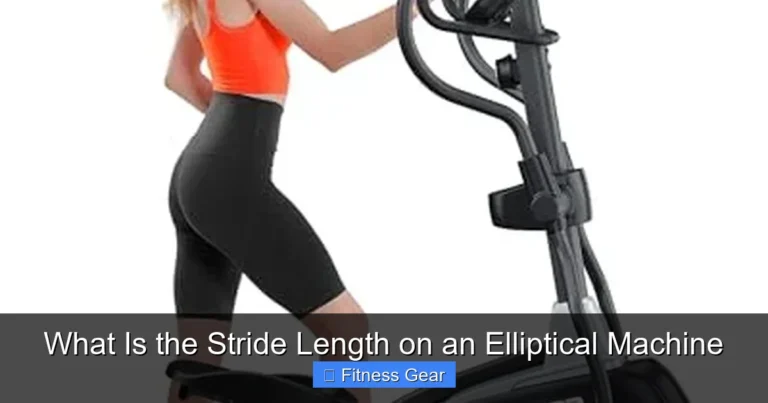 What Is the Stride Length on an Elliptical Machine