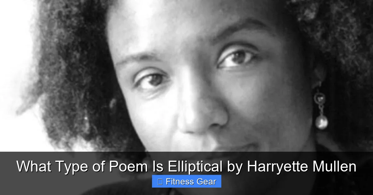 What Type of Poem Is Elliptical by Harryette Mullen