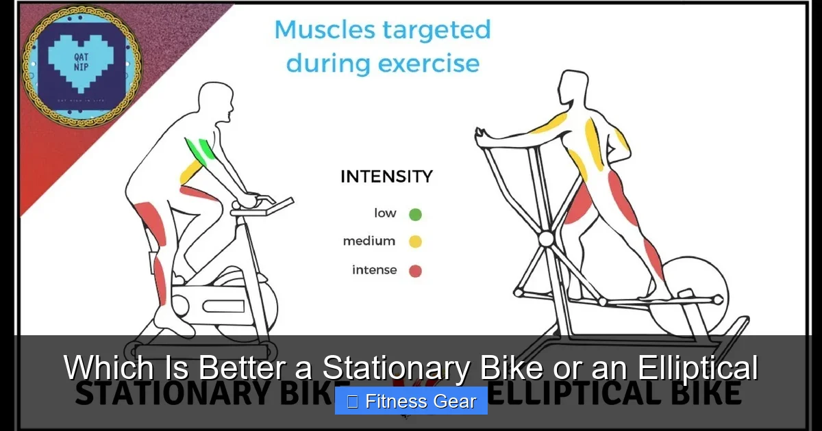 Which Is Better a Stationary Bike or an Elliptical