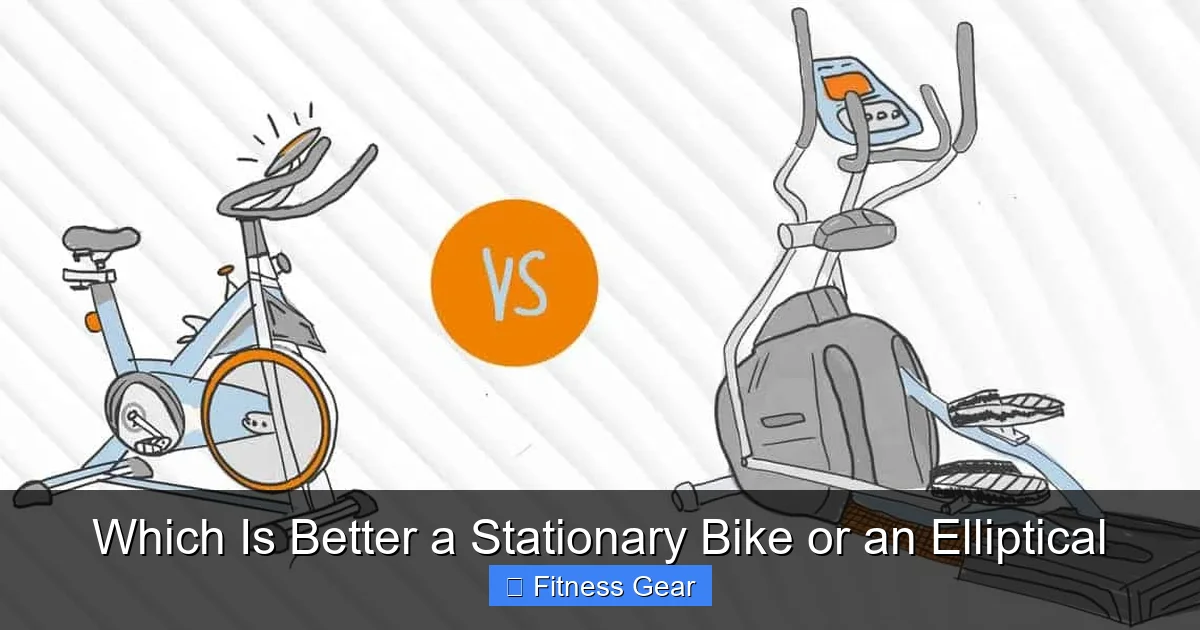 Which Is Better a Stationary Bike or an Elliptical