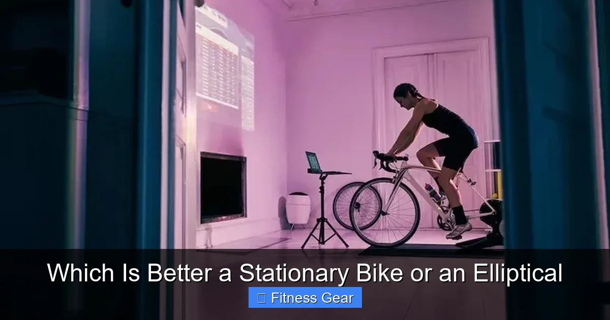 Which Is Better a Stationary Bike or an Elliptical