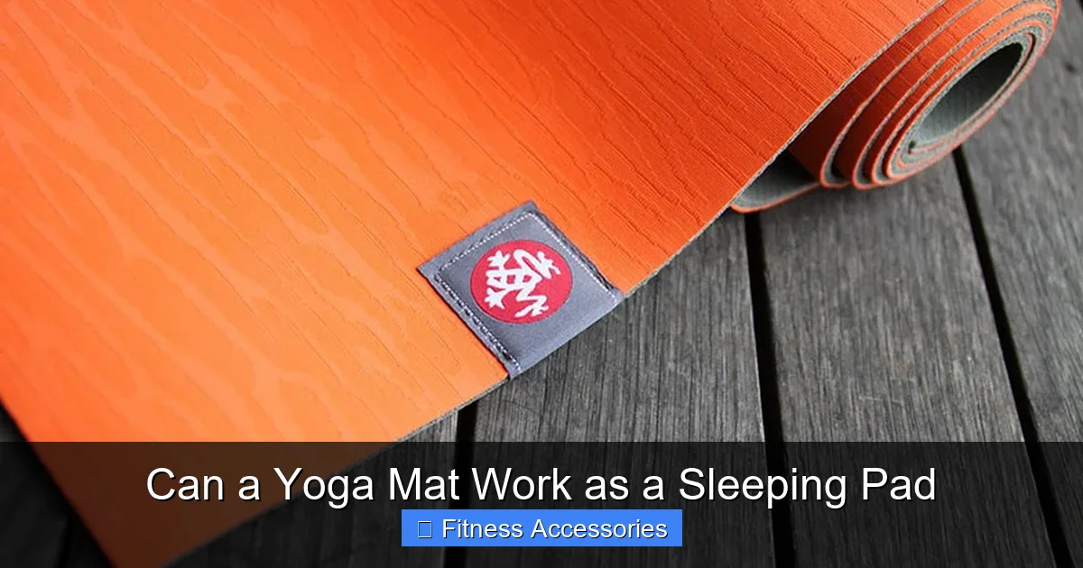 Can a Yoga Mat Work as a Sleeping Pad