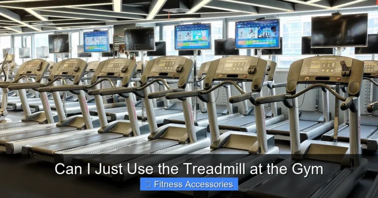 Can I Just Use the Treadmill at the Gym