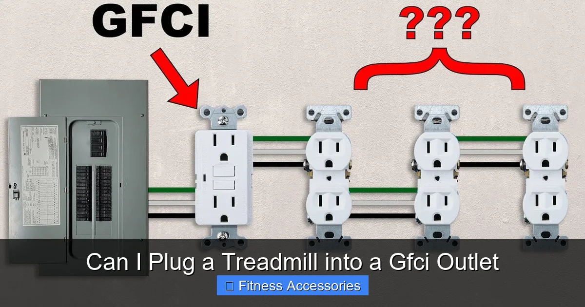 Can I Plug a Treadmill into a Gfci Outlet