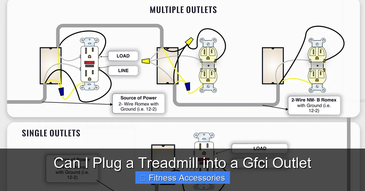 Can I Plug a Treadmill into a Gfci Outlet