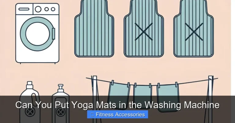 Can You Put Yoga Mats in the Washing Machine