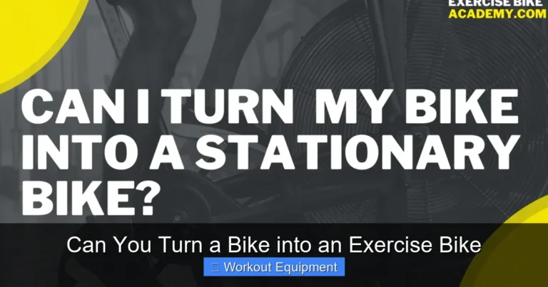 Can You Turn a Bike into an Exercise Bike