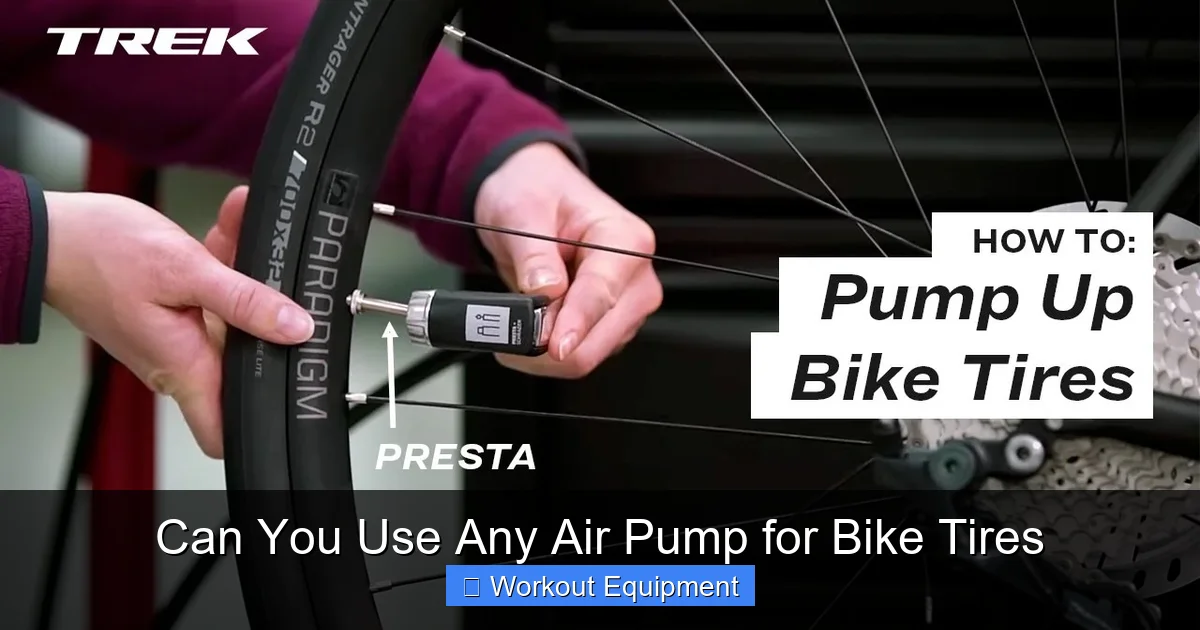 Can You Use Any Air Pump for Bike Tires